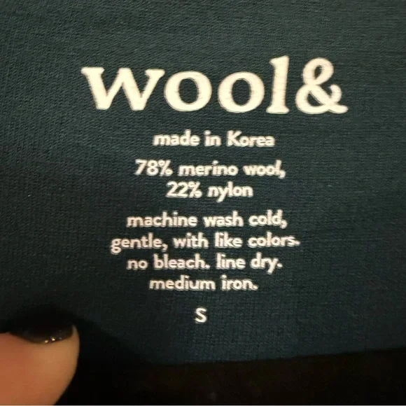 CLOSET CLOSING Wool& Eliza Swing Dress Merino Wool Blend  Long Sleeve Dress - Picture 4 of 4